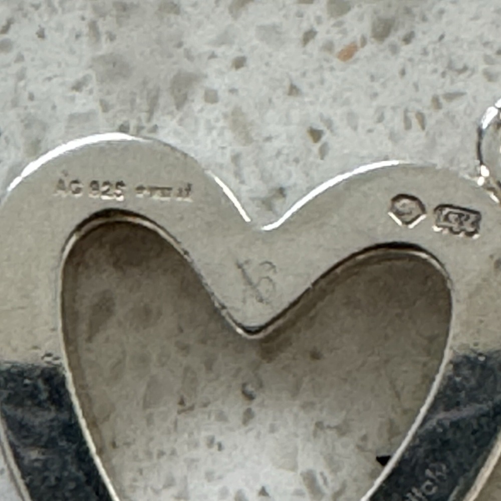 Gucci Sterling Silver Heart Ball Chain Toggle Bracelet Genuine Signed - Picture 15 of 16